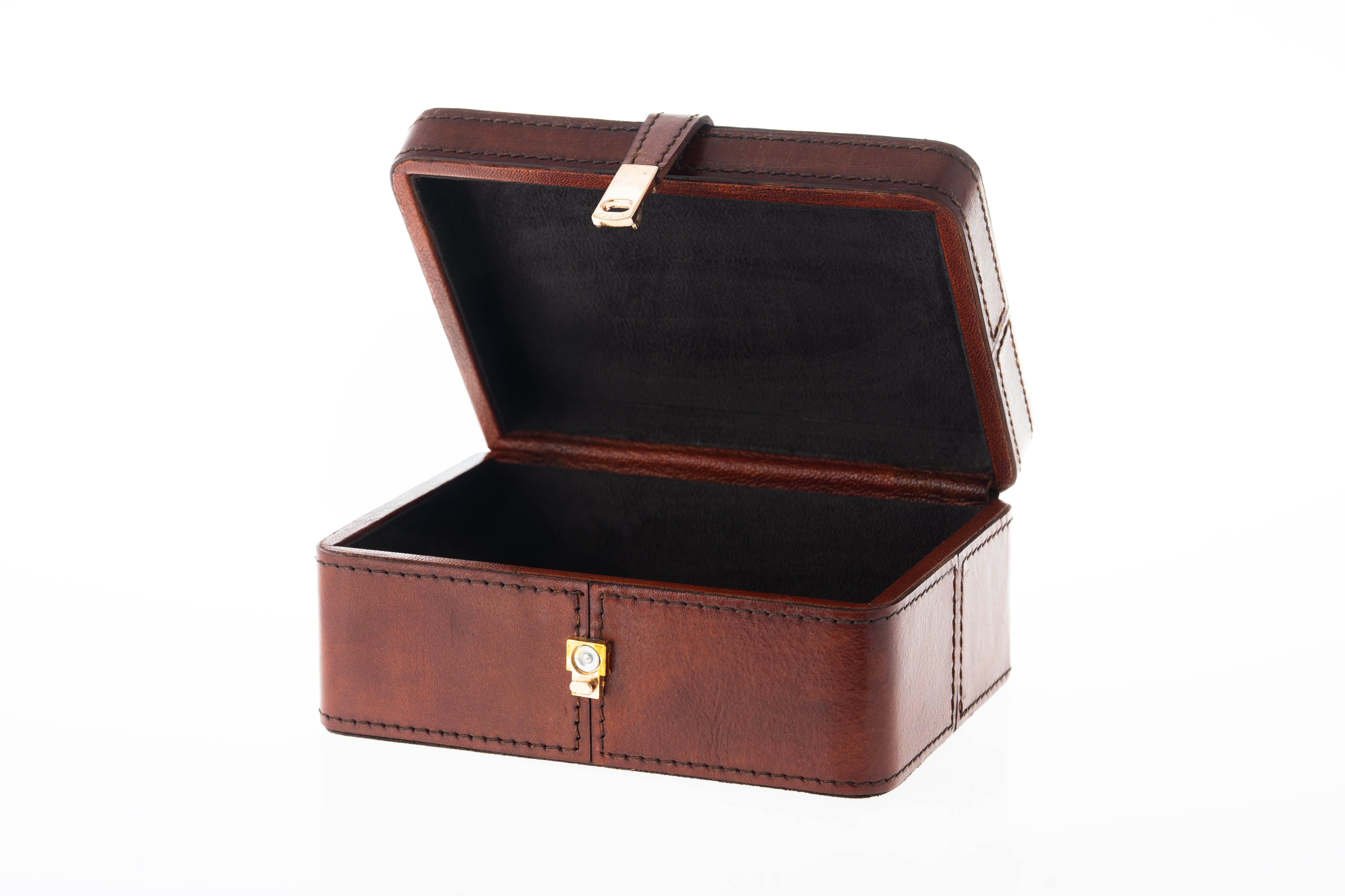 Wallace Leather Trinket Box