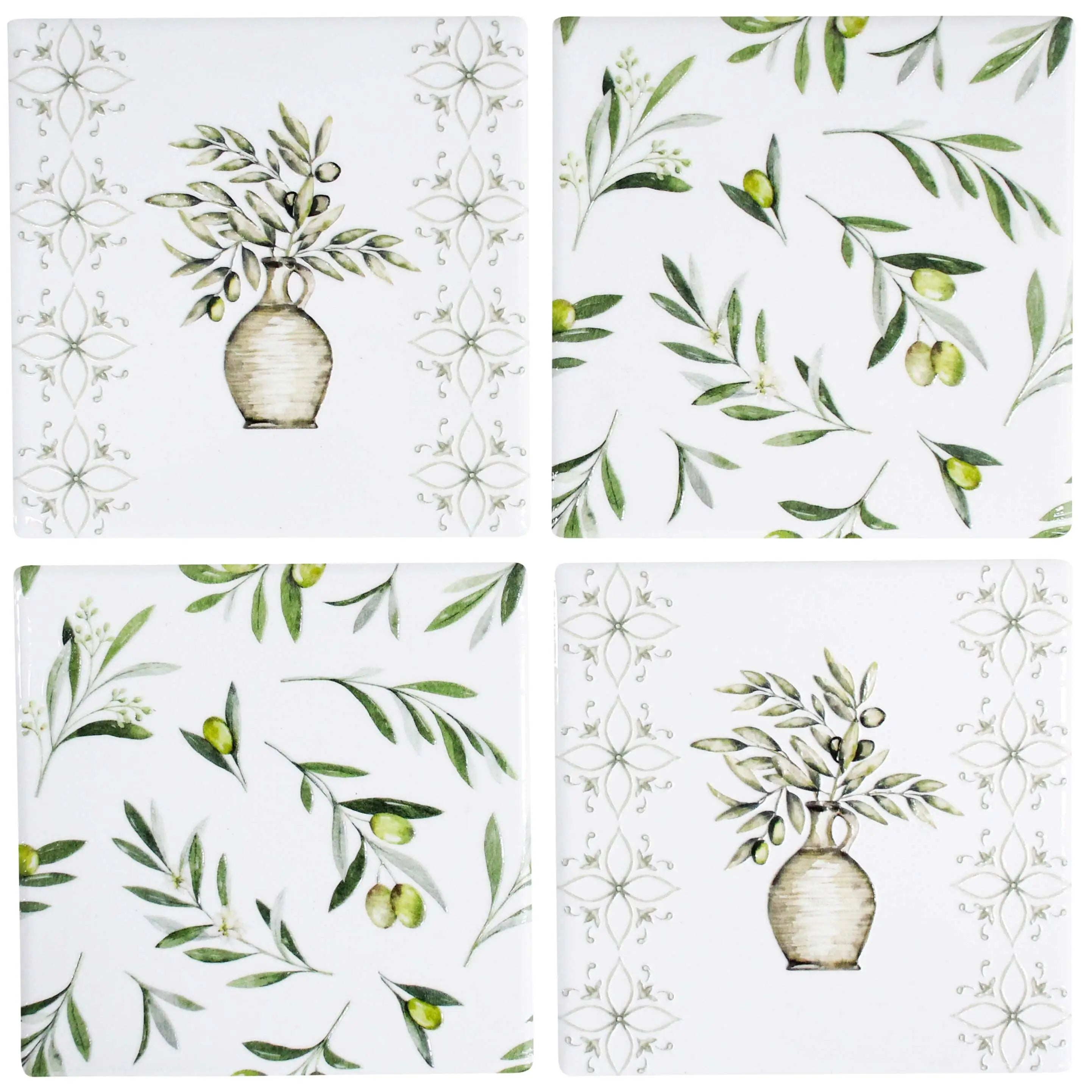 Coasters Olives Set/4
