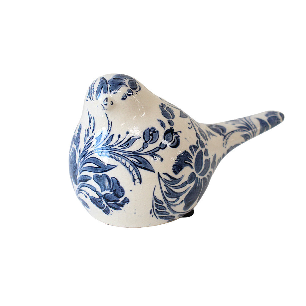 Bird Ceramic Vintage Blue