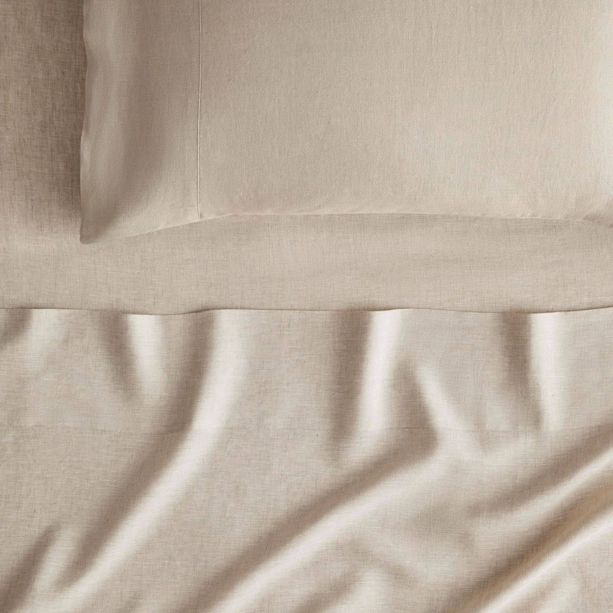 Sheridan Linen Flax Flat Sheet King