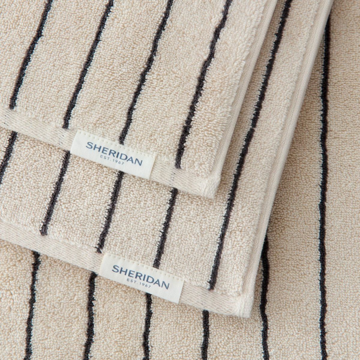 Sheridan Aven Stripe Limestone Bath Sheet