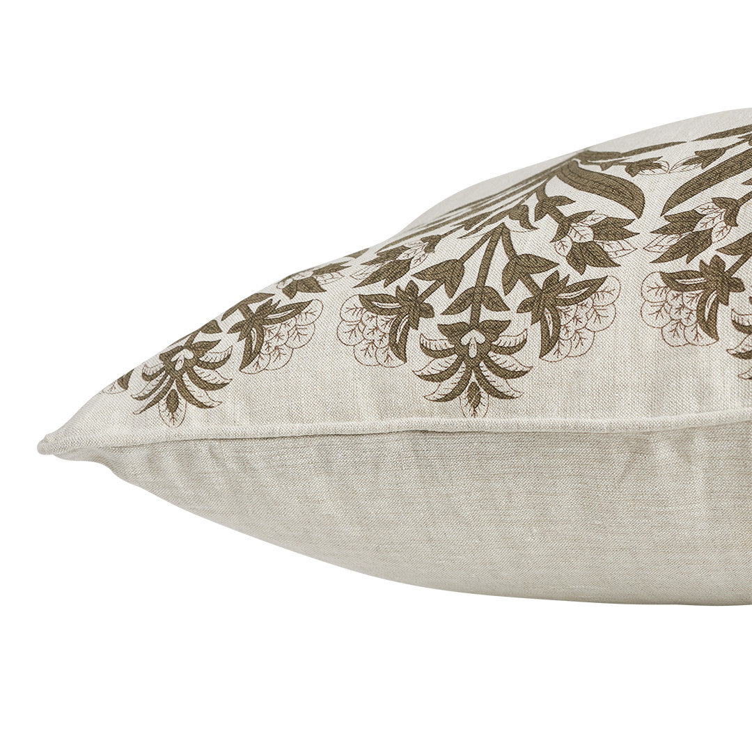 Cushion Fieldstone Treillage Olive