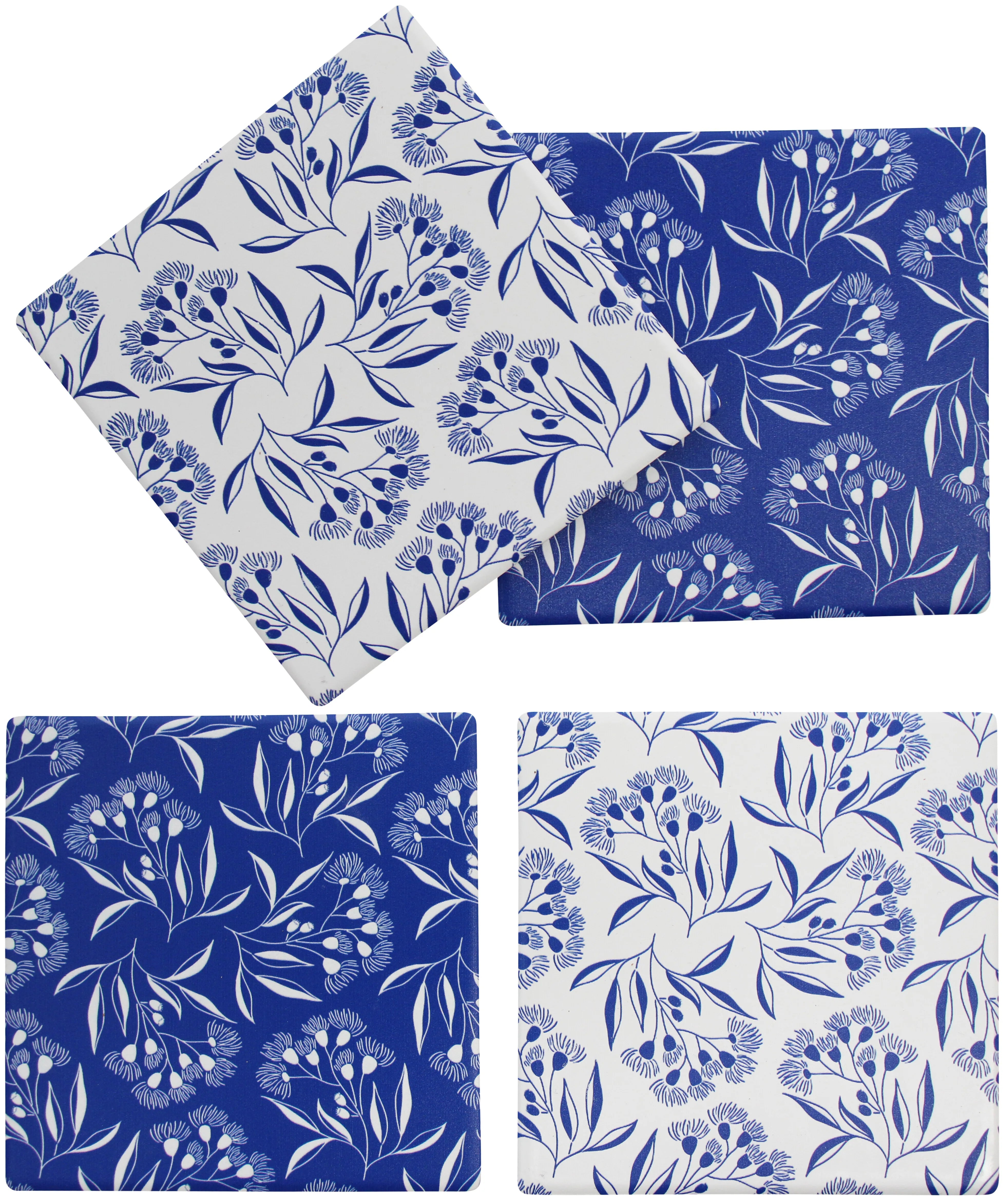 Coaster Bamboo Flower Set/4