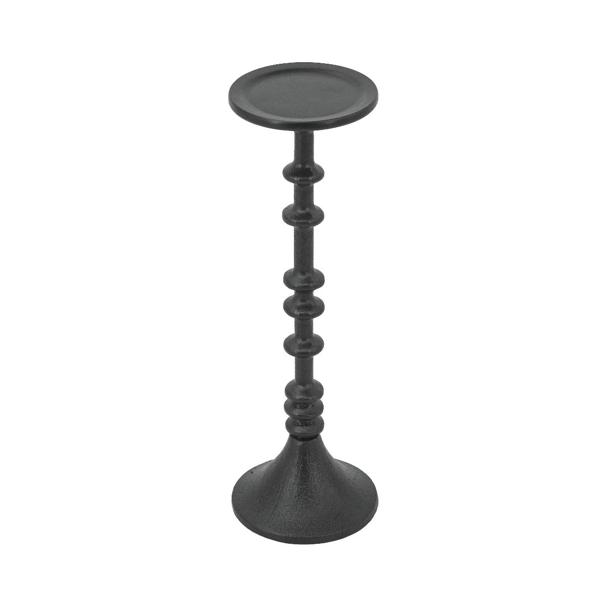 Black Iron 28cm Candle Stick