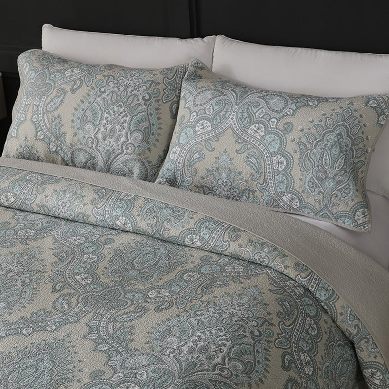 Royal Beige Bedspread Set (QS) 230 x 250cm