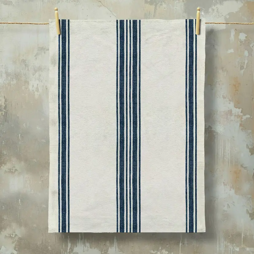 Grainsack Oxford Denim Tea Towel