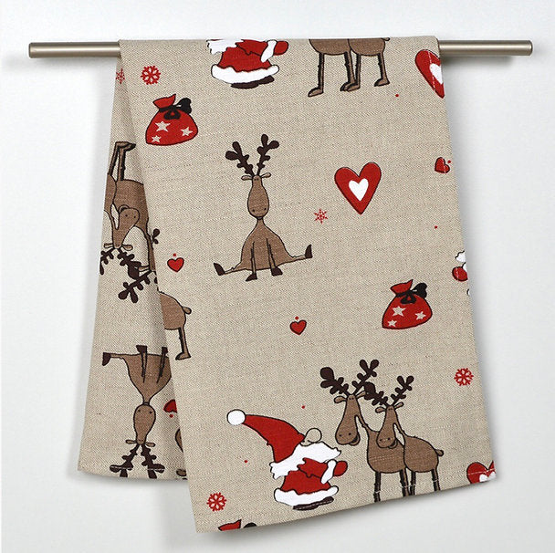Christmas is Coming Tea Towel
