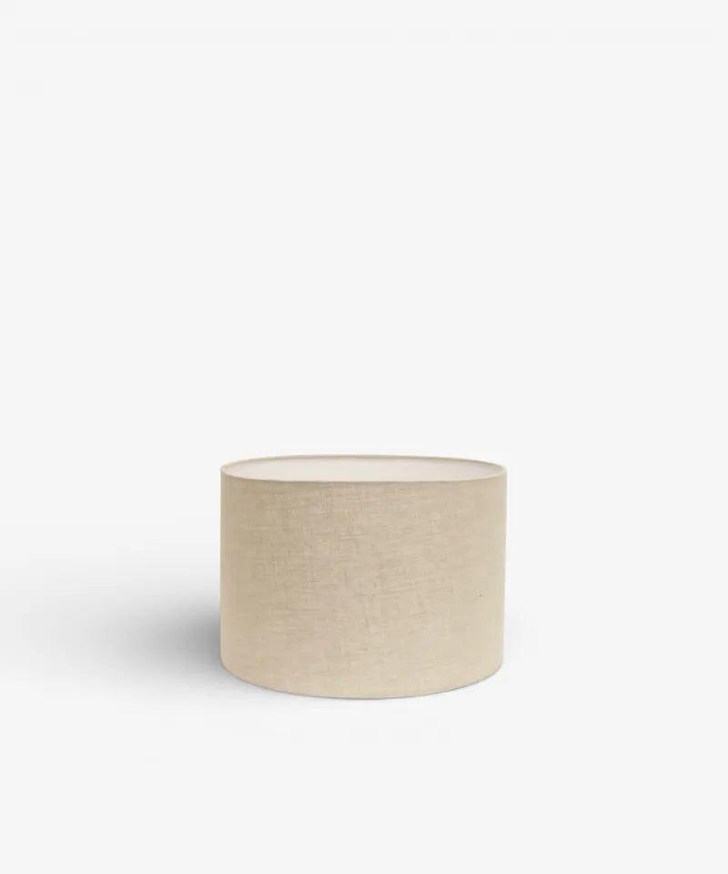 Drum Linen Shade Natural 28cm
