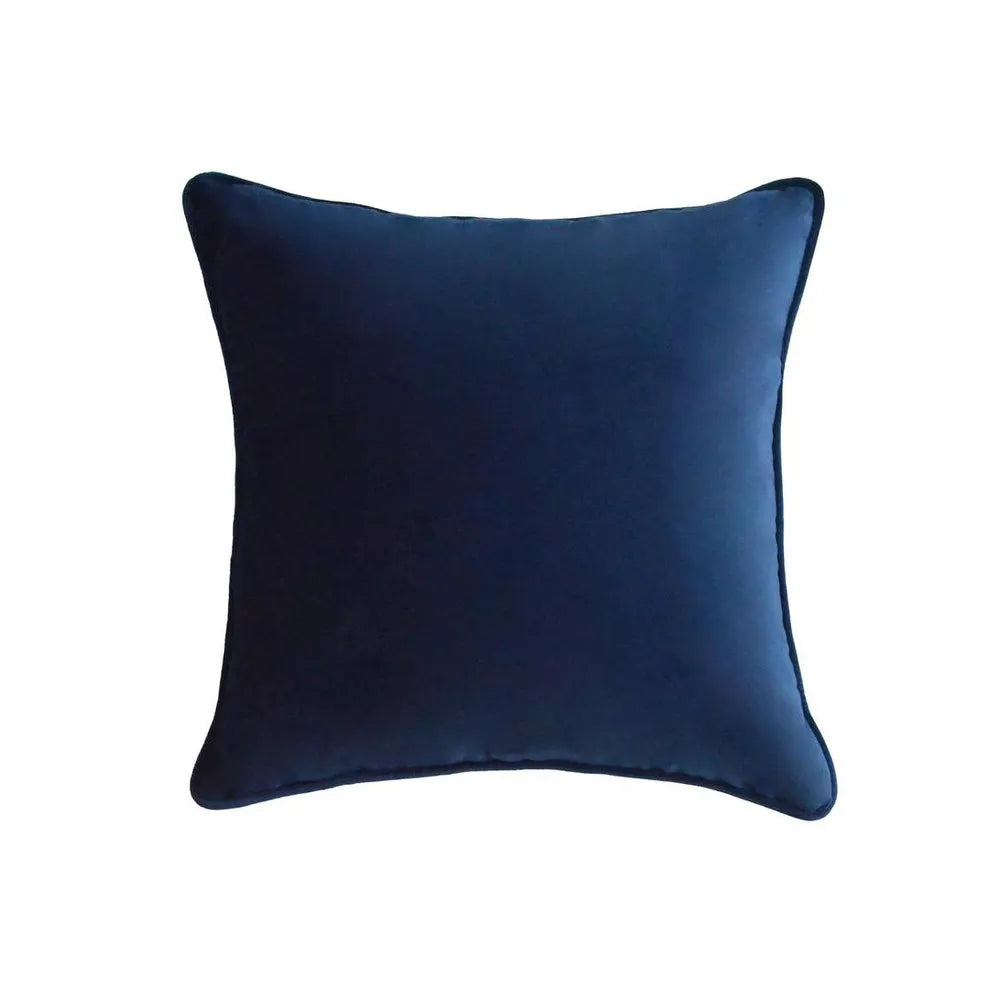Cushion Navy Velvet 55x55cm