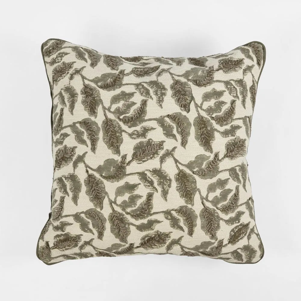 Cushion : Leaf pattern 50X50