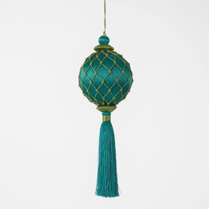 Silk Christmas Tassel Emerald
