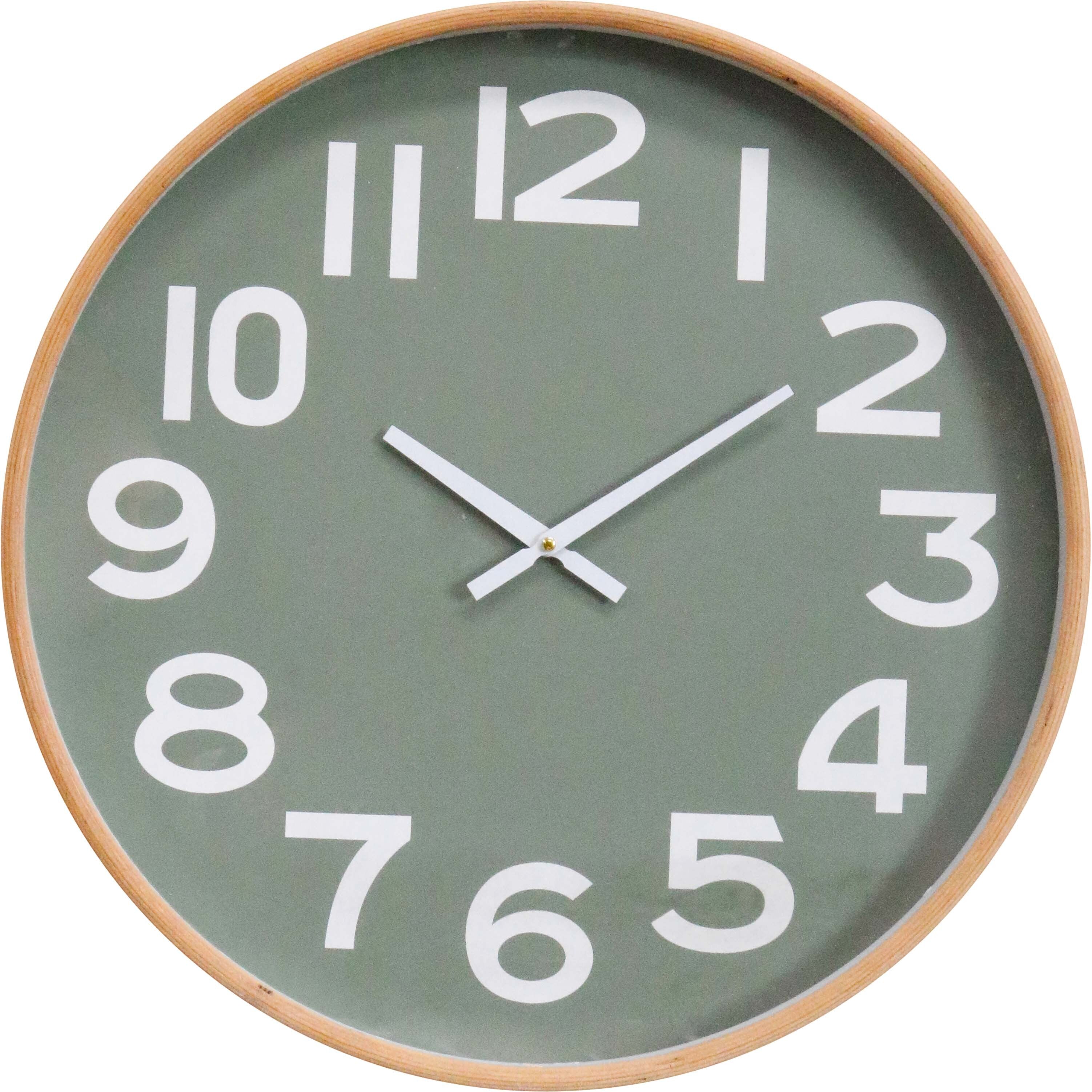 Clock Winter / Glass Pear 53cm