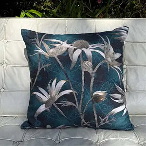 Flannel Flowers Coast Square Chenille Cushion