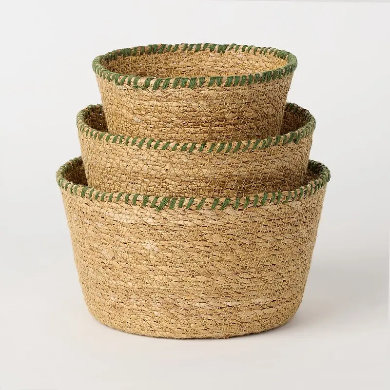 Woven Round Seagrass Basket