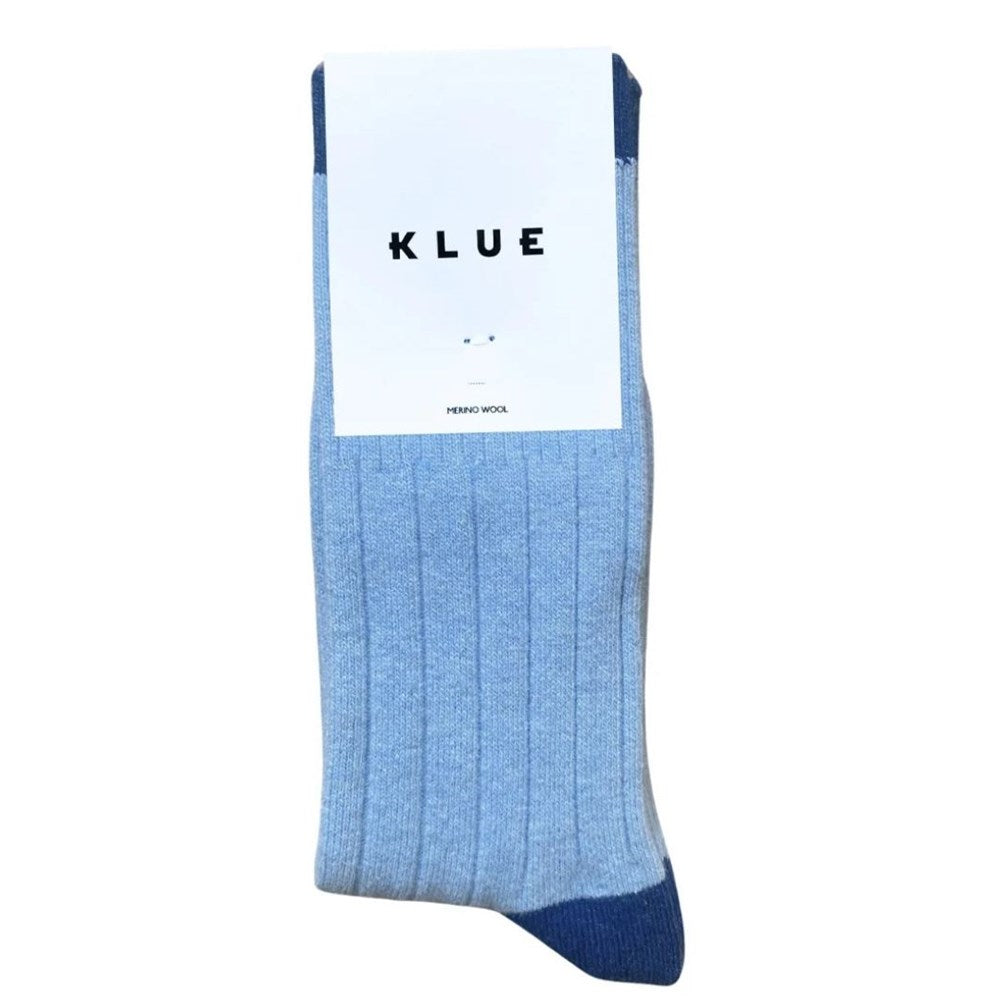 Socks Merino Wool Skye Blue & Navy
