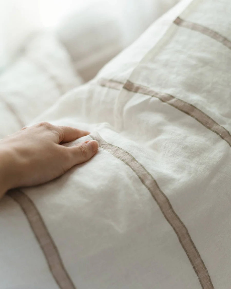 Salt Linen Pillowcase Set Farmhouse White