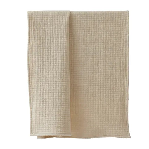 Leila Cotton Gauze Throw - Ivory