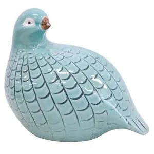 Guinea Fowl Aqua Medium