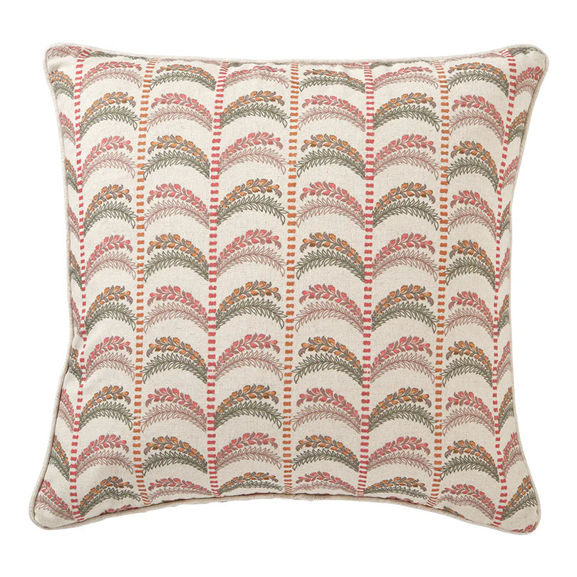 Royal Rosewood Palm Cushion 50x50