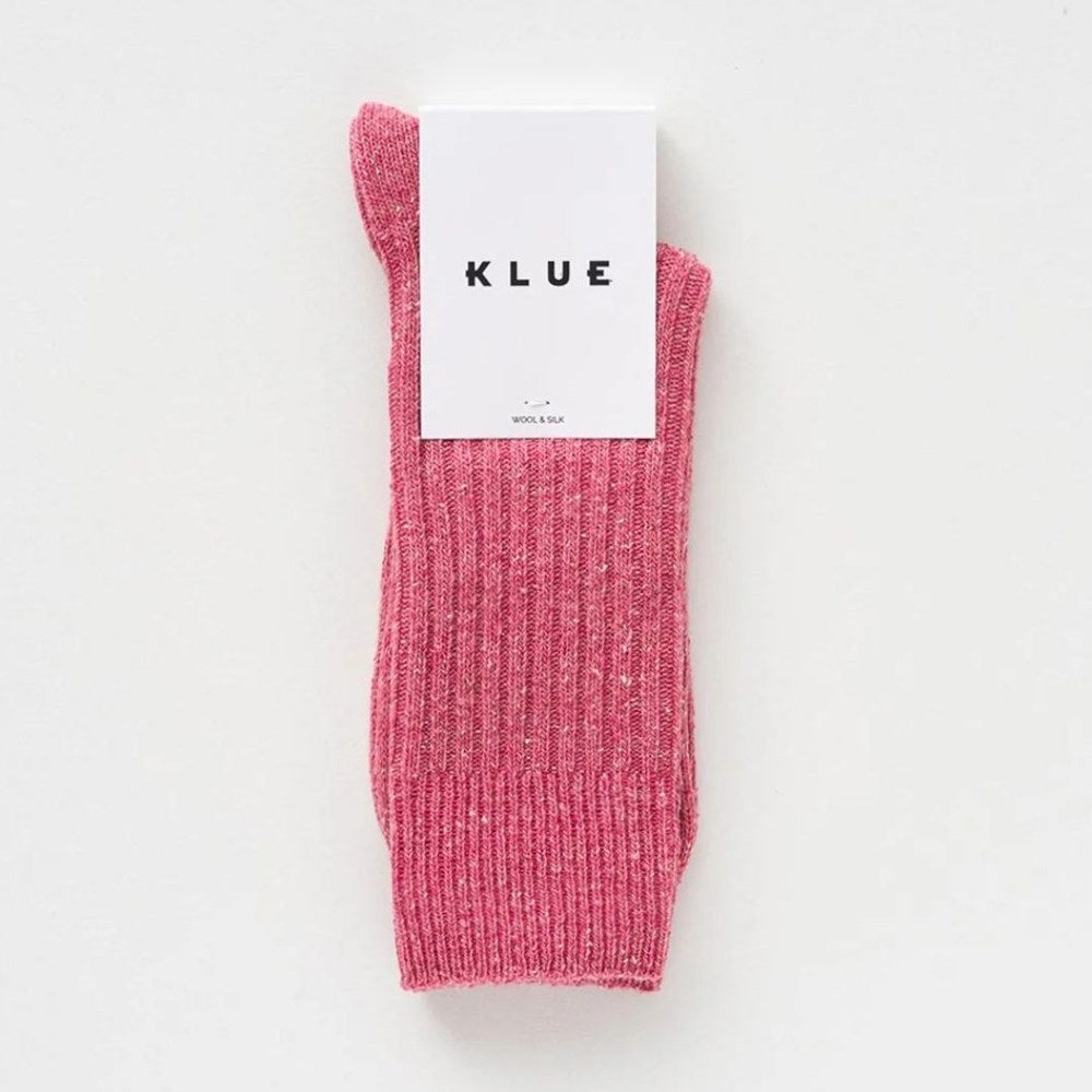 Socks Silk & Wool Dust Star Rosewood