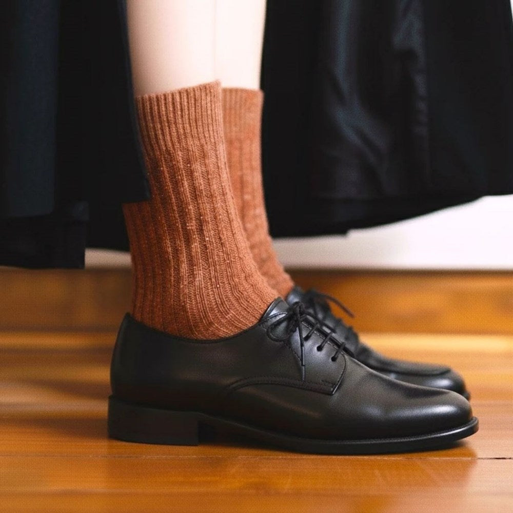Socks Silk & Wool Dust Star Rust