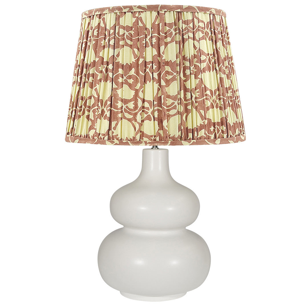 Lamp Shade - Bronte Pleated Musk