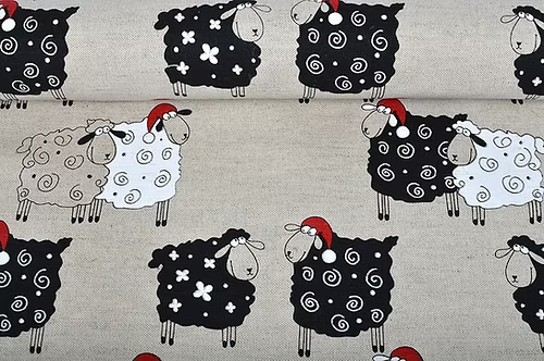 Christmas Sheep Tea Towel