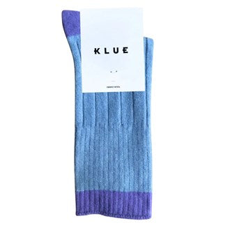 Socks Merino Wool Sky Blue & Lavander